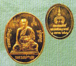 พระเหรียญ หลวงพ่อแพ วัดพิกุลทอง เหรียญฉลองสมณศักดิ์ เนื้อทองคำปี2536