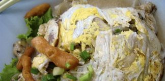 ก๋วยเตี๋ยวคั่วไก่ทาโร่