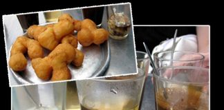 ขัวแขก กาแฟไท ปาท่องโก๋ตัวใหญ่ไม่โปร่งกลาง