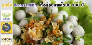 ลูกชิ้นปลากรายแท้ ๆ ที่อร่อยมาแล้วนับ 100 ปี