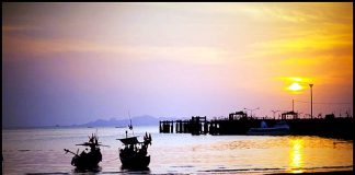 ตะวันตกดิน ณ “หาดตลิ่งงาม” บนเกาะสมุย