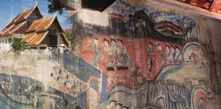 จิตรกรรมฝาผนังวัดหนองบัว จ.น่าน (ไทลื้อ )